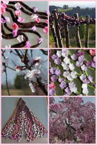 Kirschblütencollage